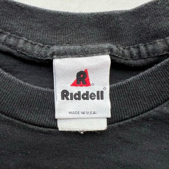 Vintage 90s New York Giants Riddell Football Big Helmet Shirt Single Stitch NFL - Picture 2 of 9